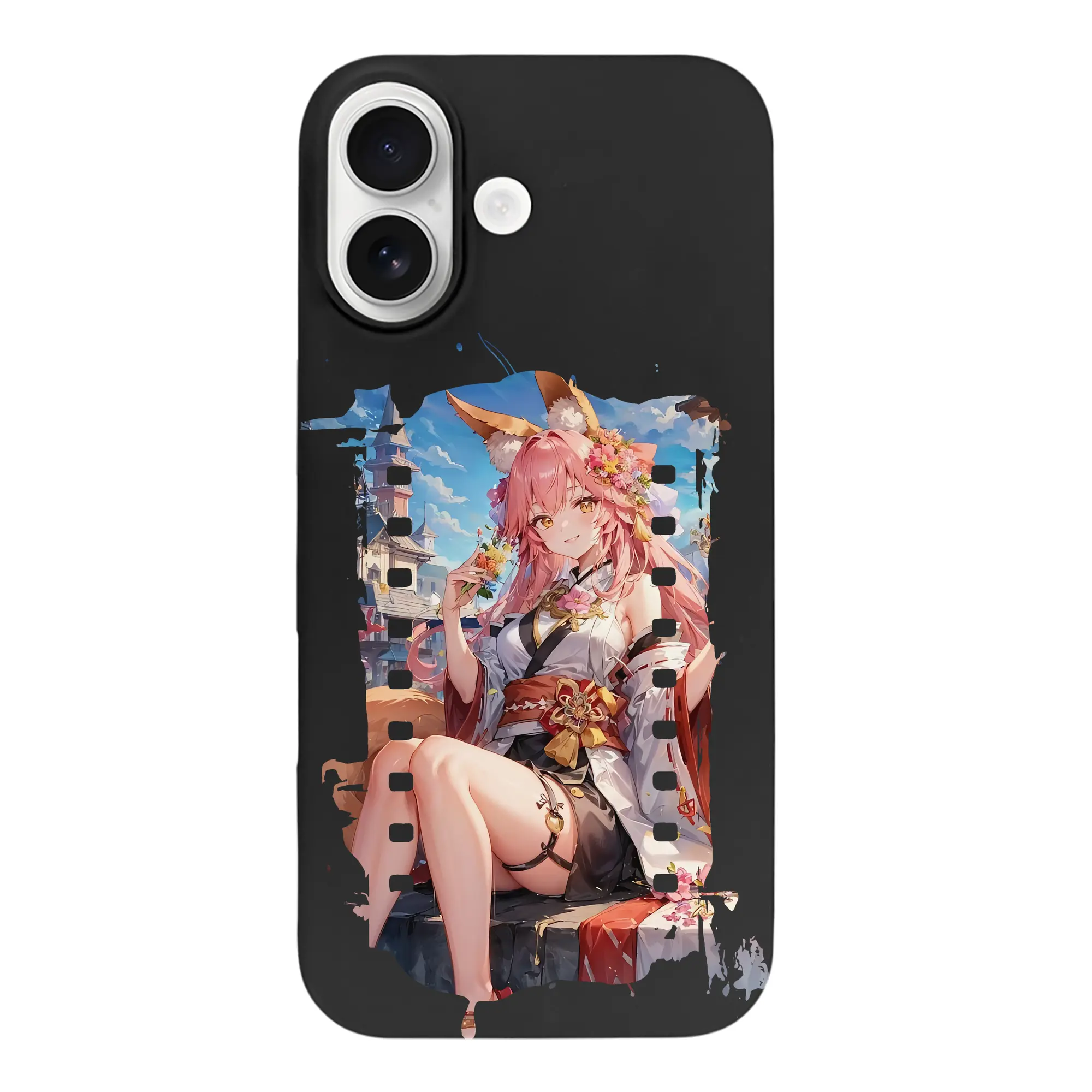 FGO グッズ,玉藻の前 - iPhone 17 シリーズ シリコンケース 薄型 耐衝撃 指紋防止 ソフトタッチカバー 精密フィット 傷防止 保護ケース iPhone 17/17 Air/17 Pro/17 Pro Max 対応